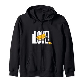 I Love Cachapas - Venezuela Traditional Food T-Shirt Hooded Jacket, black