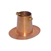Monarch Rain Chains 25034 Pure Copper Gutter Adaptor with Brass