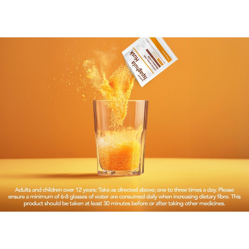 Ispaghula Husk Orange Drink Sachets | Contains Natural Fibre |