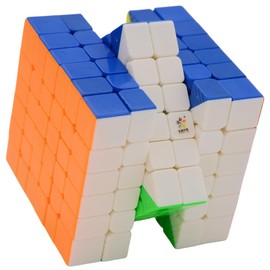 Bukefuno Yuxin Little Magic 6x6 Magnetic Magic Speed Rubik's Cube, YuXin Little Magic M 6x6x6 Puzzle Cube, Stickerless Magic Cube