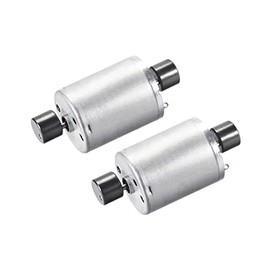 sourcing map Double Shaft Vibration Motors DC 6 V 6000 RPM Strong Performance Double Head Massager Vibration Motor 54 x 24.2 mm Pack of 2
