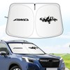 Parasol para Subaru Forester 2014-2024, protector de visera frontal de