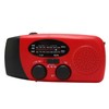 Hand Crank Radio Portable Self Powered Solar Weather Radio with