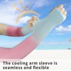 Andiker 3 Pairs UV Sun Protection Arm Sleeves, Cooling Breathable