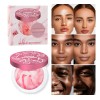 Polvo Compacto Para El Rostro Polvo Mate Maquillaje Base Imp