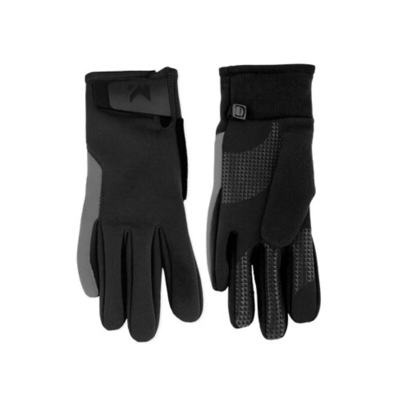 Mission Radiant Active Medium /large Black Polyester Gloves, U/R Powered