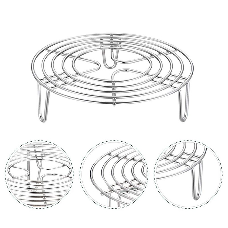Round Steamer Rack and Cooling Rack,Stainless Steel Pot Trivet, Wire