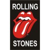 ROLLING STONES 5X3 Ft Tongue & Lips Black Fabric Poster