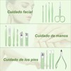 Manicura y Pedicura, 16 en 1 Manicura Set Acero Inoxidable,