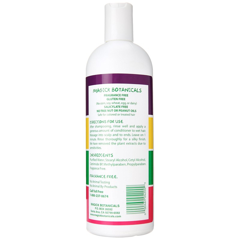 Conditioner, Fragrance Free, 16 Ounce