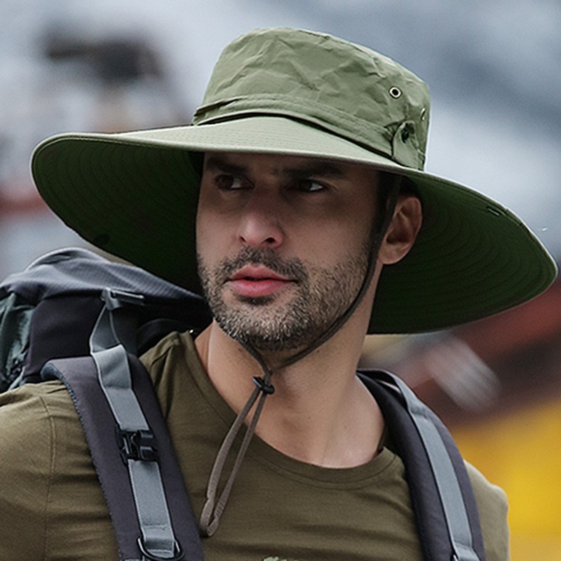 Sun Hat Wide Brim UV Protection Foldable Bucket Hat for