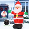 GOOSH 5 FT Christmas Inflatables Santa Claus Outdoor Decorations Blow