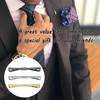 LONGHAO Set of 3 Tie Collar Pins, Collar Bar Pins,