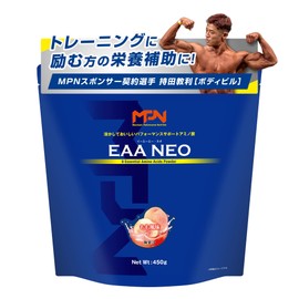 MPN EAA Neo Peach Flavor, 14.8 oz (420 g), Amino Acid Supplement, Made in Japan
