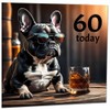 60th Birthday Card - Cool French Bulldog - Funny 60th