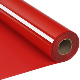 RENLITONG Red HTV Iron on Vinyl 12Inch by 20ft Roll HTV Heat Transfer Vinyl for T-Shirt HTV Vinyl Rolls for All Cutter Machine - Easy to Cut & Weed for Heat Vinyl Design