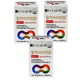 Chong Kun Dang Vitality Vitamin B Plus 180 tablets, 6 months supply / 종근당 활력 비타민B 플러스 180정 6개월분