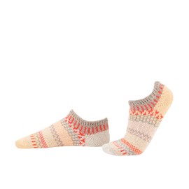 Solmate Socks, Mismatched No Show Liner Socks, USA Made with Recycled Yarns, Umami Medium