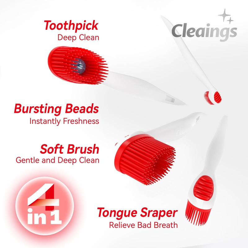 ® 50 Count Disposable Travel Toothbrushes with Toothpaste Bead, Pre-Pasted