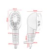 OSBUN Turn Signal Light Indicator Blinker For KAWASAKI NINJA 250R