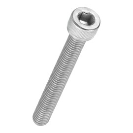 Kozelo Pack of 6 Cylinder Screws with Hexagon Socket - [M8-1.25 x 65 mm] 304 Stainless Steel Full Thread Allen Screw for Electric Motor 3D Printer Fan Motor Replacement, Silver