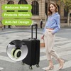 Hesdtcet Luggage Wheel Protectors Covers Suitcase Wheel Protectors Luggage Compartment