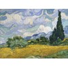 Wheat Field with Cypresses by Vincent Van Gogh 1000-Piece Puzzle,