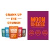 Moon Cheese Cheddar Believe It, 1 Ounce, 12-Pack, Crunchy, Protein-Rich