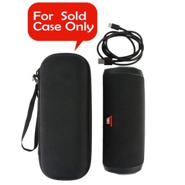 Khanka Hard Case Protective Cover for JBL Flip 6 Flip 5 Bluetooth Box Portable Speaker and Accessories (Mesh Pocket Inside)