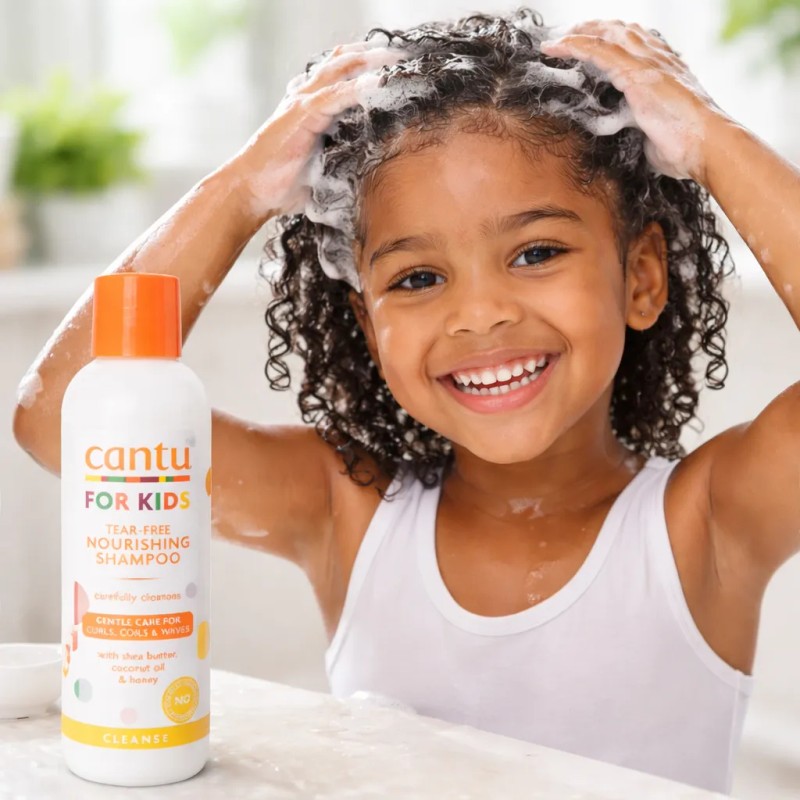 Kit Cantu Kids Cuidado de Rizos para Niños Shampoo Acondicionador