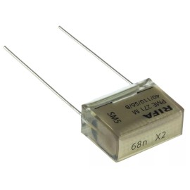 Evox Rifa 5-PCS Film Capacitor Paper Metallized Radial 0.068UF 20% 275VAC PME271M568MR30
