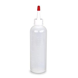 Tredoni 7oz/210ml Hair Dye Applicator Bottle Nozzle + Cap, Squeeze Dye Measuring Bottle