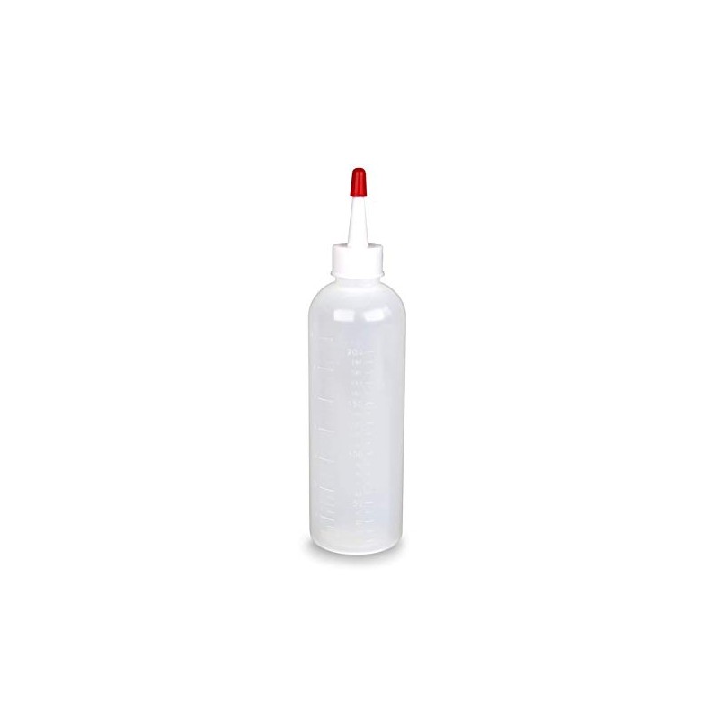 Tredoni 7oz/210ml Hair Dye Applicator Bottle Nozzle + Cap, Squeeze