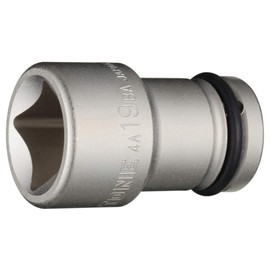 TONE Impact Inner Socket 4A-19BA Insertion Angle 0.5 inch (12.7 mm) (1/2 mm), Double Side Width 0.7 inches (19 mm)