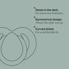 Tommee Tippee Nighttime soother, 0-6 months, 2 pack of glow
