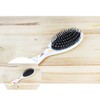 Oval Medium Hair Cushion Brush for Students Cushion Comb Black 2ea