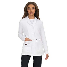 KOI Betsey Johnson B402 Women's Canna Lab Coat White S