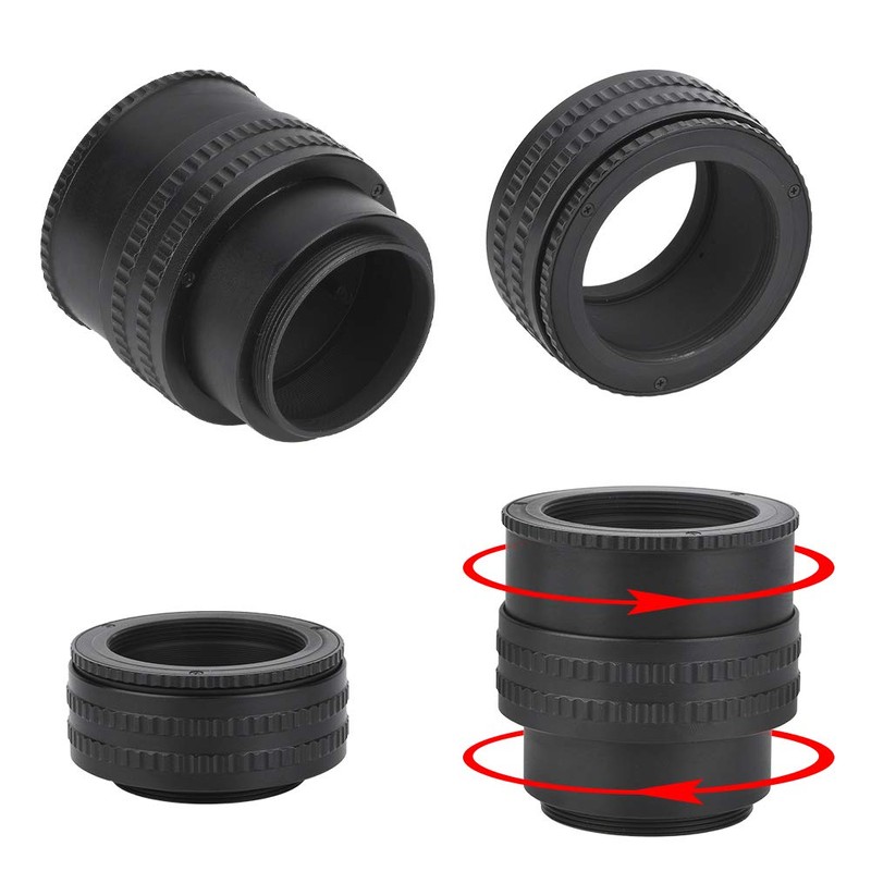 Focusing Helicoid Adapter, 25-55mm M42 to M42 Adjustable Focusing Helicoid
