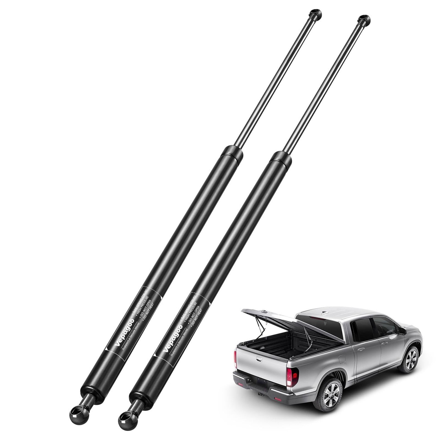 Vepagoo ST440M100 44 inch 100LB/445N Gas Shock Strut Spring Long Lift ...