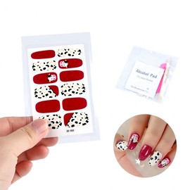 Cute spotted nail art, easy-to-apply nail stickers ZK-050 13ea