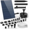 AISITIN Solar Water Pump - 10W Fountain Kit with Pipes