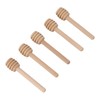 50pcs Honey Dipper Wooden Multipurpose Mini Honey Stirrer Stick for