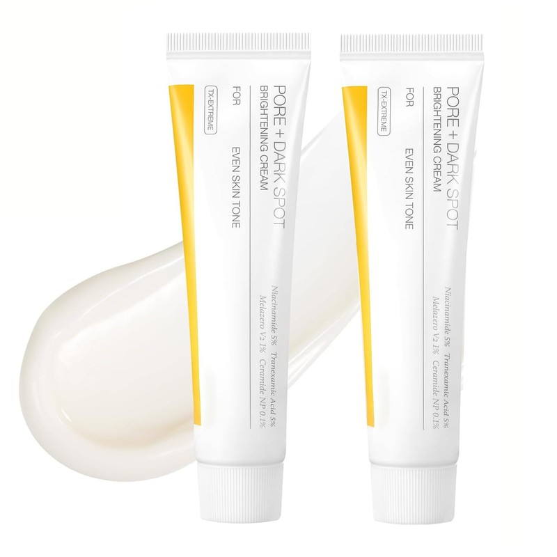 2PCS Crema Hidratante Facial para Atenuar las Manchas Oscuras