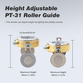 PT-31 Circle Guide LG40 Circinus Roller Guide JG-40 WSD-40 compasses Wheel Roller Guide for PT-31 Plasma Torch CUT40 CUT50D LGK40 Plasma Cutter Torch PK1