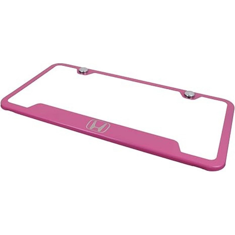 Au-TOMOTIVE GOLD Logo Stainless Steel License Plate Frame for Honda