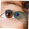 OHPHCALL Natural Peacock False Eyelashes Diy Strip Lashes Individual Lash