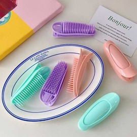 Women Girls Multi Hair Hair Roll Daily Casual Lovely Bangs Mulberry Volume Clamp Beauty Beauty Accessories 3ea