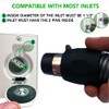 OVO Universal Central Vacuum 30ft Low Voltage Hose, Switch Control