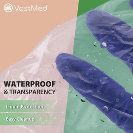 1000PCs Disposable Dental Tray Sleeves 10.5" x 14" by VASTMED | Dental Tray Covers Clear Plastic Sleeve Barrier Between Tray & Instruments | Perfect for Tattoo & Dental Tray Covers