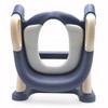 XKMT- Blue Toddler Potty Training Seat Ladder Wider Step Toilet